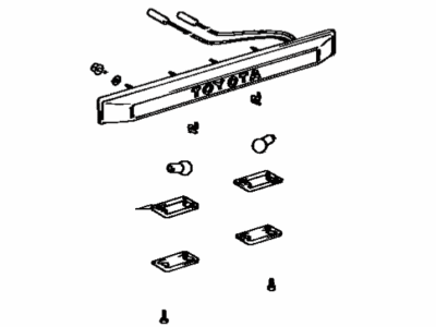 Toyota 81270-29815 Lamp Assy, License Plate