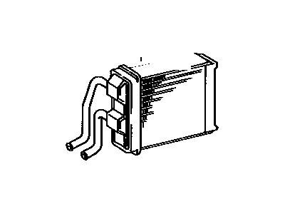 1988 Toyota Van Heater Core - 87107-87014