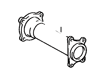 Toyota 41320-28021 Tube Assy, Front Differential