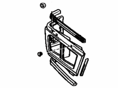 Toyota 53031-29195 Door, Headlamp, RH