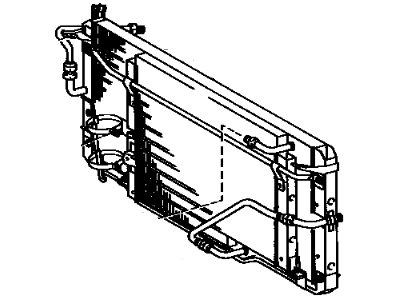 1988 Toyota Van A/C Condenser - 88460-28020