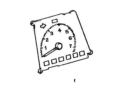 Toyota 83242-28490 TACHOMETER Assembly, Engine