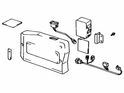 Toyota 88604-28010-05 Panel Sub-Assembly, Cooler Control