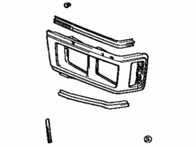 Toyota 53032-28020 Door, Headlamp, LH