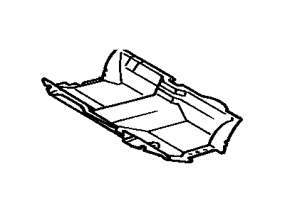 Toyota 58510-28010 Carpet Assembly, Front Floor, Front