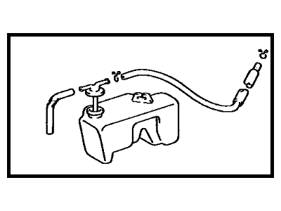 Toyota 16471-71010 Cap Sub-Assy, Reserve Tank