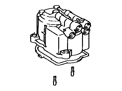 Toyota 19101-71010 Cap Sub-Assy, Distributor