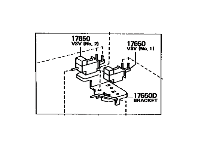 Toyota 25860-11210 Valve Assy, Vacuum Switching