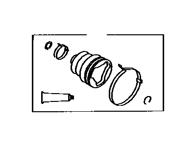 1994 Toyota Tercel CV Boot - 04438-16050