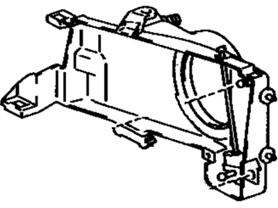 Toyota 81105-16500 Passenger Side Headlamp Housing Sub-Assembly