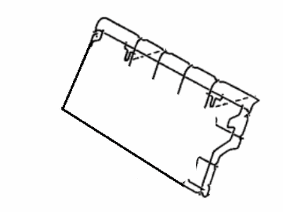 Toyota 71017-16160 Frame Sub-Assy, Rear Seat Back