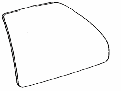 Toyota 62711-16330 Glass, Quarter Window, RH