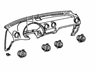 Toyota 55301-16060-22 Panel Sub-Assy, Instrument