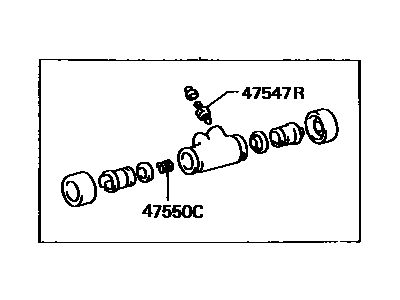 1991 Toyota Corolla Wheel Cylinder - 47550-20120