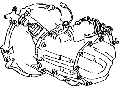 30300-16491 Toyota Manual Transaxle Assembly Illustration 1 of 1