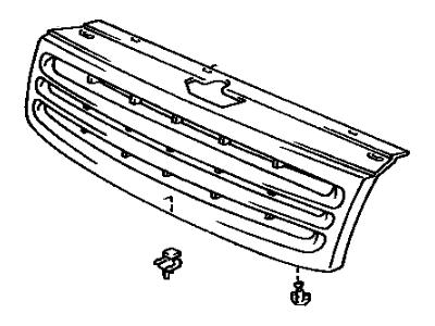 Toyota 53111-16390-G1 Radiator Grille