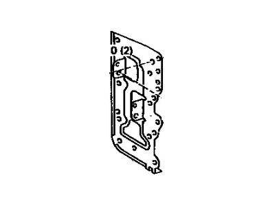 Toyota 86212-16240 Bracket, Radio