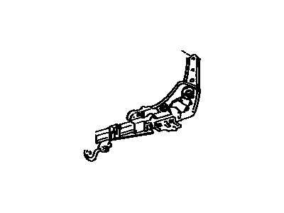Toyota 72022-16140 Adjuster Sub-Assy, Front Seat, Inner LH