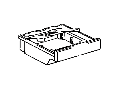 Toyota 74102-16040 Box Sub-Assy, Front Ash Receptacle