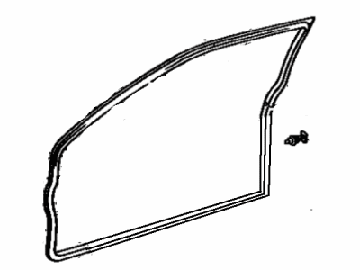 1994 Toyota Tercel Door Seal - 67861-16250