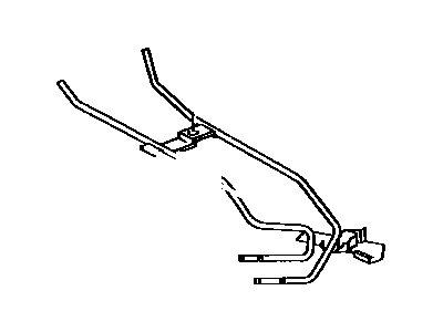 Toyota 23204-11140 Tube Sub-Assy, Fuel Pump Return