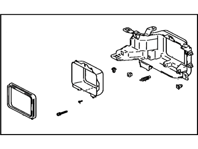 Toyota 81160-16500 Driver Side Headlamp Sub-Assembly