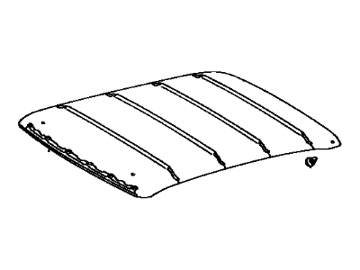 Toyota 63310-16300-04 HEADLINING Assembly, Roof