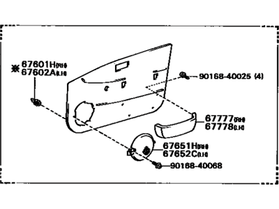 Toyota 67620-16860-C0