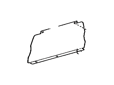 Toyota 64275-16010-20 Cover Sub-Assy, Room Partition