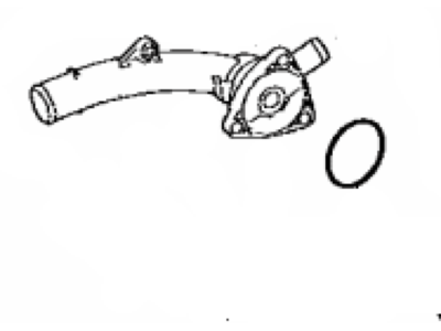 Toyota 16031-31030 Inlet Sub-Assembly, WATE