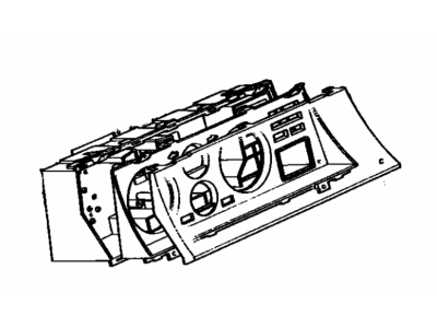 Toyota 83134-22600 Glass, Combination Meter