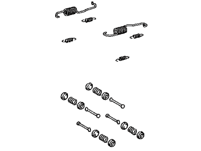 Toyota 04942-33010 Spring Kit, Rear Brake