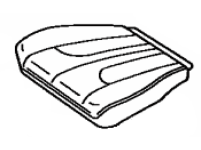 Toyota 71072-03050-E1 Front Seat Cushion Cover, Left(For Separate Type)