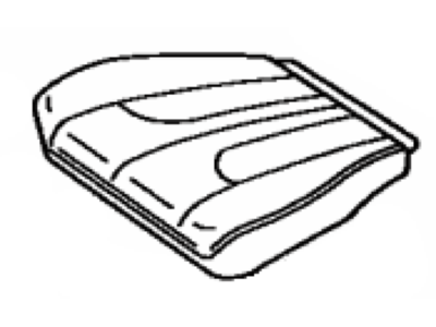 Toyota 71072-03040-D0 Front Seat Cushion Cover, Left(For Separate Type)