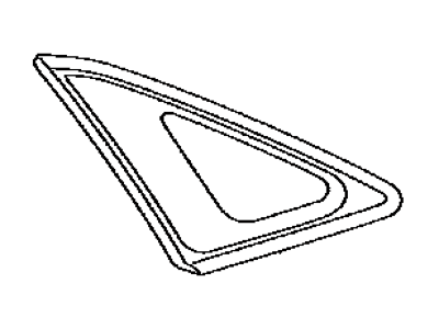 Toyota 62720-0T020 Window Assembly, Quarter