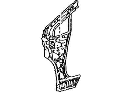 Toyota 61024-47080 Pillar Sub-Assembly, Front