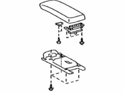 Toyota 58905-47070-B2 Door Sub-Assembly, Console Compartment