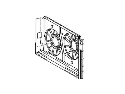 Toyota 16711-37080 SHROUD, Fan