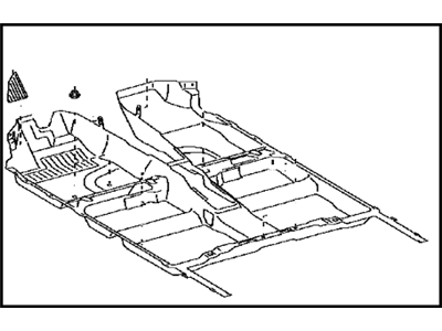 Toyota 58510-47440-B0 Carpet Assembly, Floor