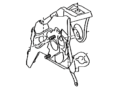 Toyota 55106-75020 Support Sub-Assembly, Br