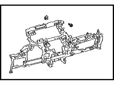 Toyota 55303-47050-G0 Panel Sub-Assembly, Inst