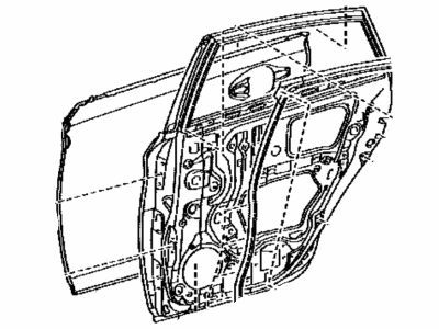 Toyota 67004-47090 Panel Sub-Assembly, Rear D