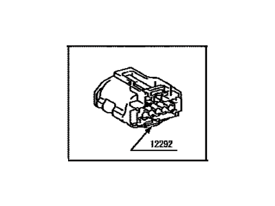 Toyota 90980-12292 Housing, Connector F