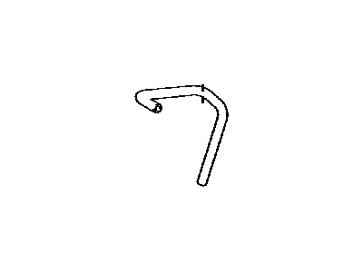 Toyota Prius V Brake Booster Vacuum Hose - 44571-47050