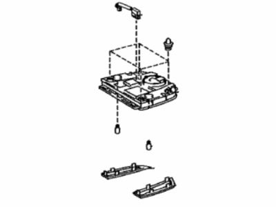 Toyota 81260-47080-B0 Lamp Assembly, Map