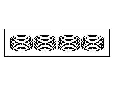 Toyota Piston Ring Set - 13011-37260