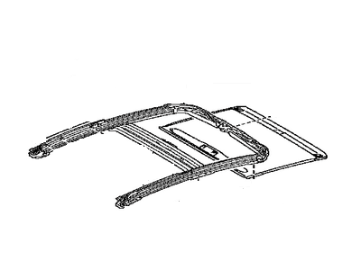Toyota 63202-47010-B0 Rail Sub-Assembly, Slide