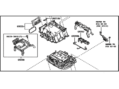 Toyota G92A0-47031 Inverter Assembly, Hv Mo