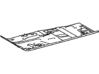 2012 Toyota Prius Floor Pan - 58112-47901