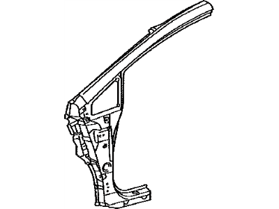 Toyota 61132-47030 Pillar, Front Body, Upper